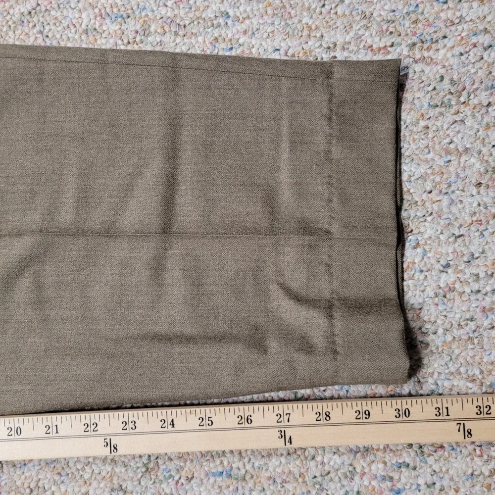 L.L. Bean Dress Pants Men 36x30 Brown Tan‎ Wool Classic Fit Chinos Trousers VTG